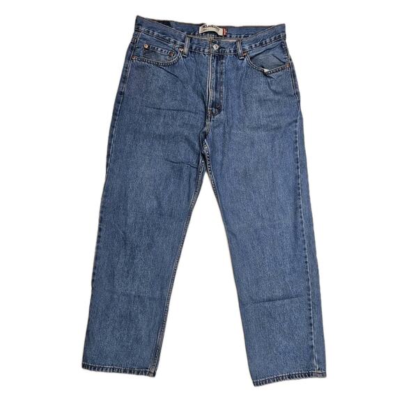 Levi's 550 Jeans Men's Size 36x30 Relaxed Fit Baggy 100% Cotton Blue Wash - Picture 1 of 10